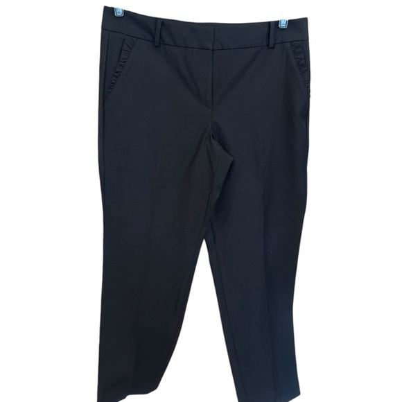 Talbots Black Tailored Trousers with Professional Finish - Picture 2 of 7